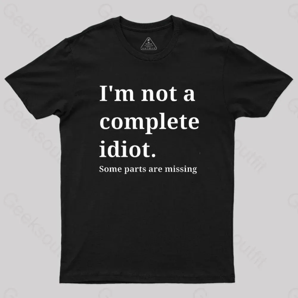 Alternative view of Funny Idiot T-Shirt