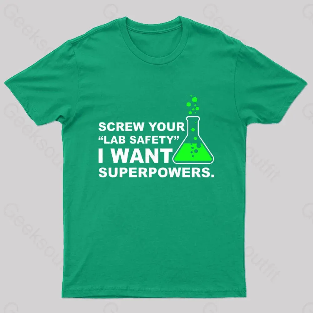 Funny Lab Safety Science Geek T-Shirt - Image 5