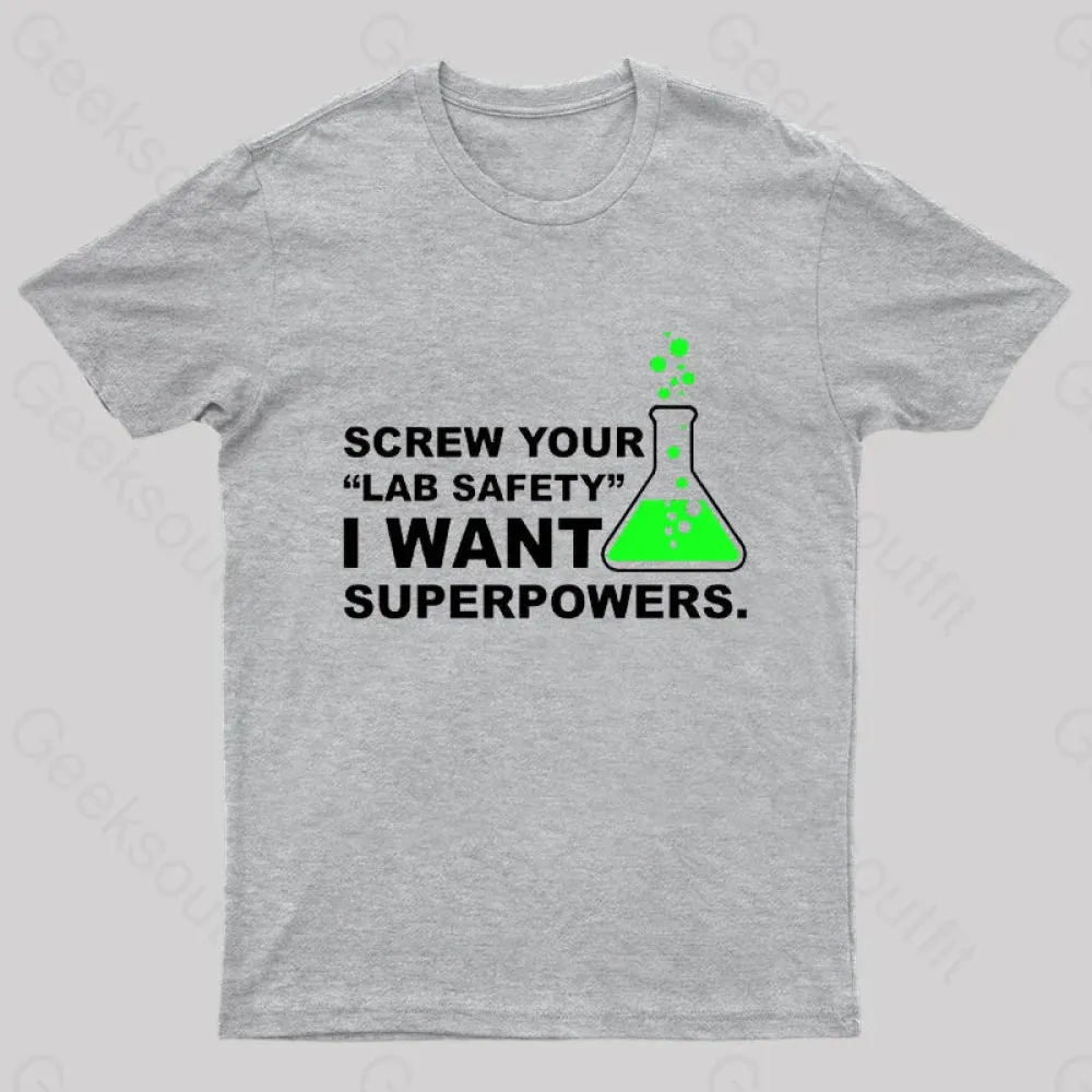 Funny Lab Safety Science Geek T-Shirt - Image 7