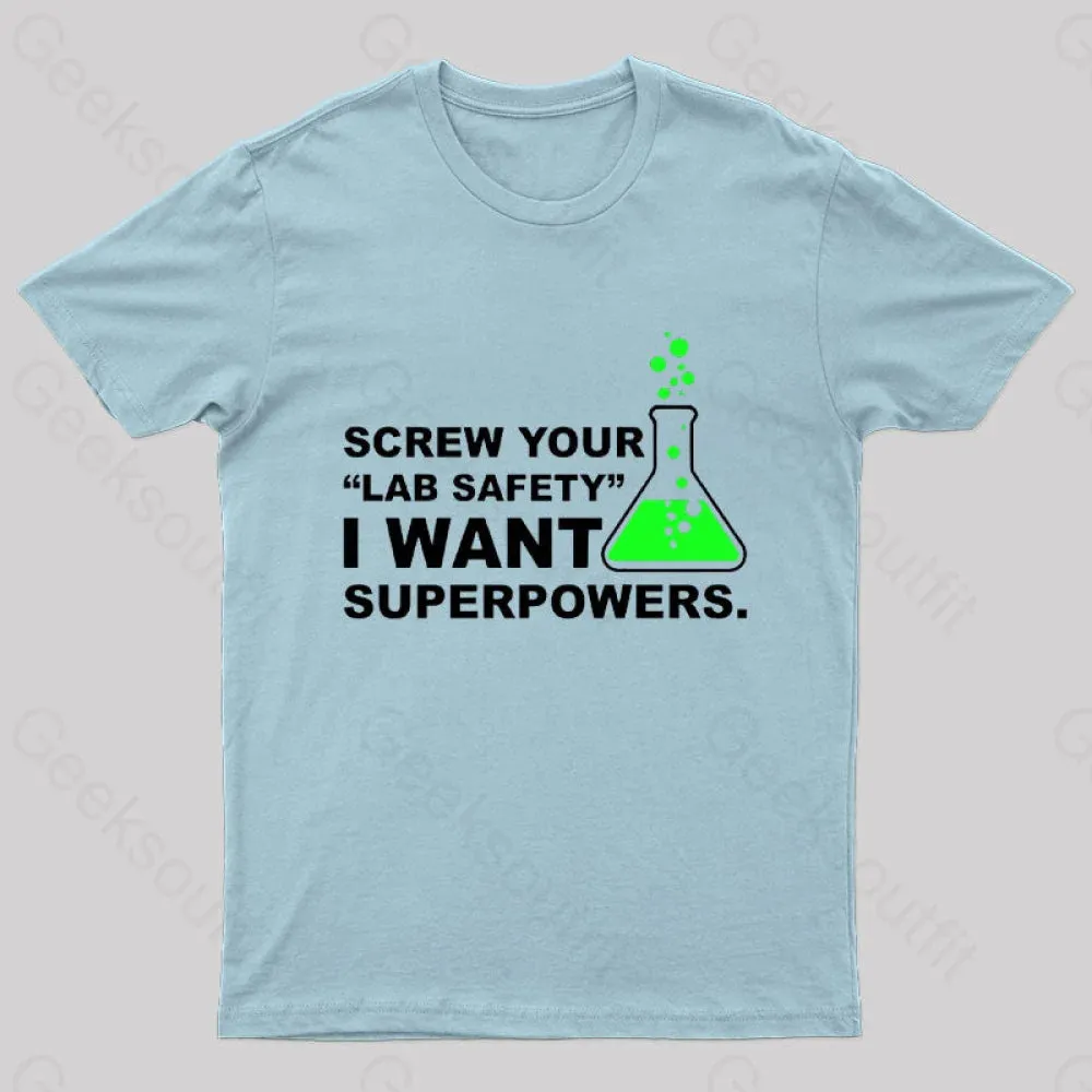 Funny Lab Safety Science Geek T-Shirt - Image 6