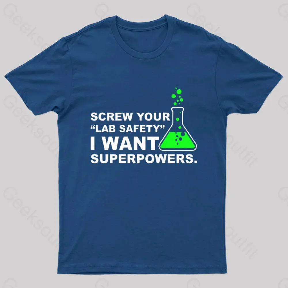 Funny Lab Safety Science Geek T-Shirt - Image 3