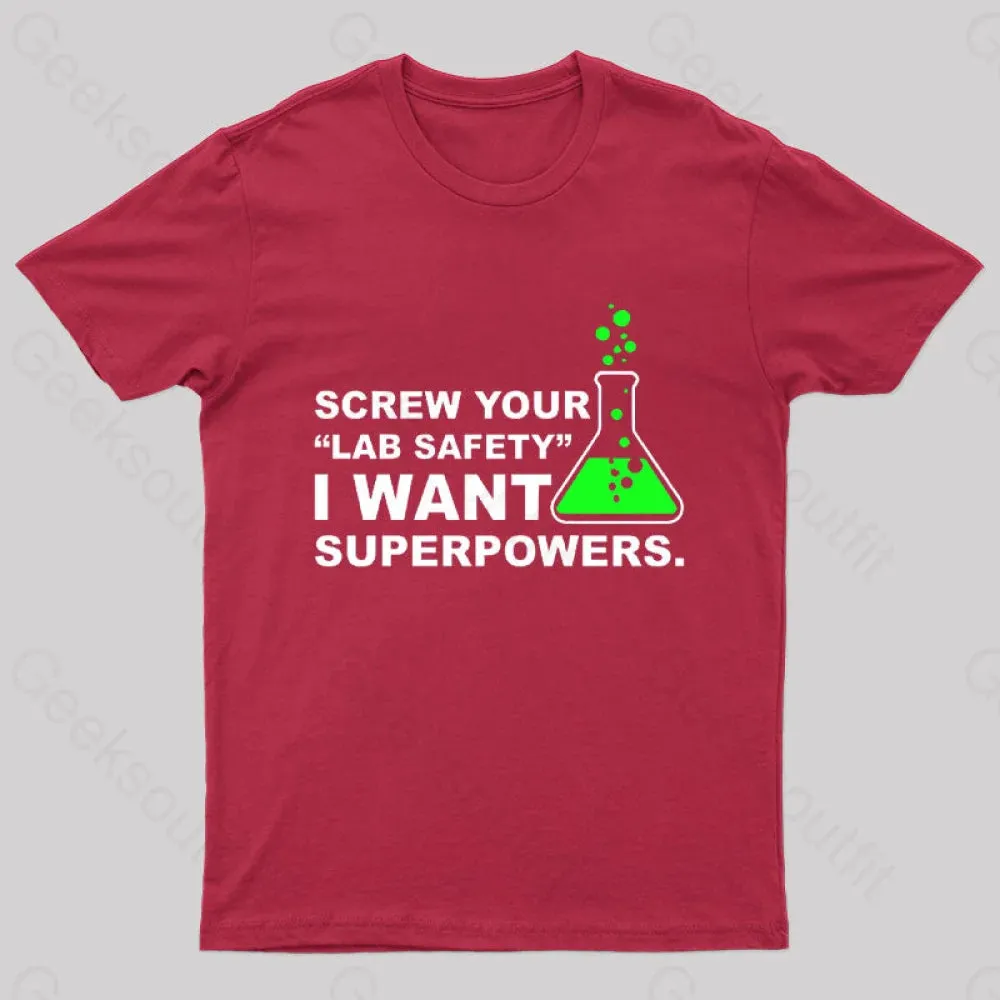 Funny Lab Safety Science Geek T-Shirt - Image 4