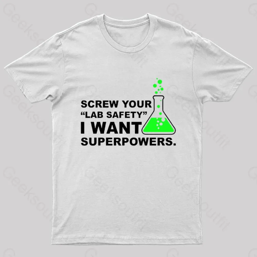 Funny Lab Safety Science Geek T-Shirt - Image 8
