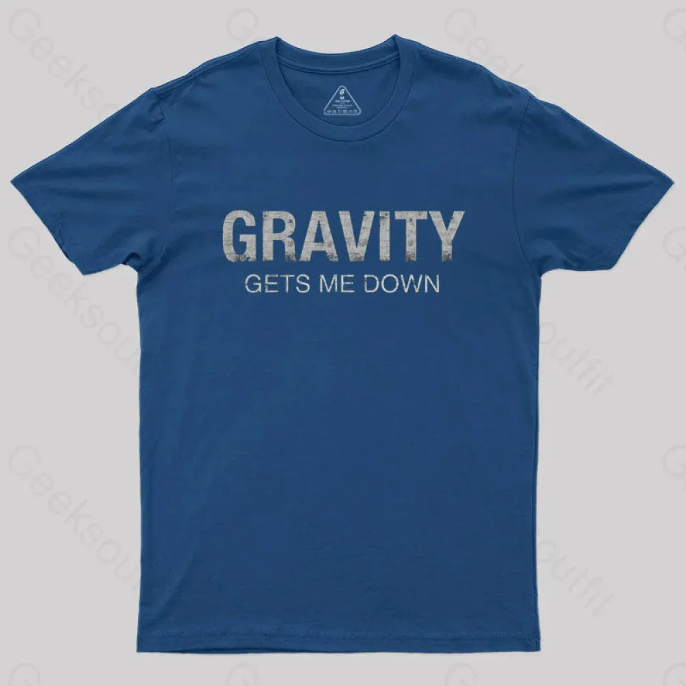 Funny Science Gravity Joke T-shirt - Image 2