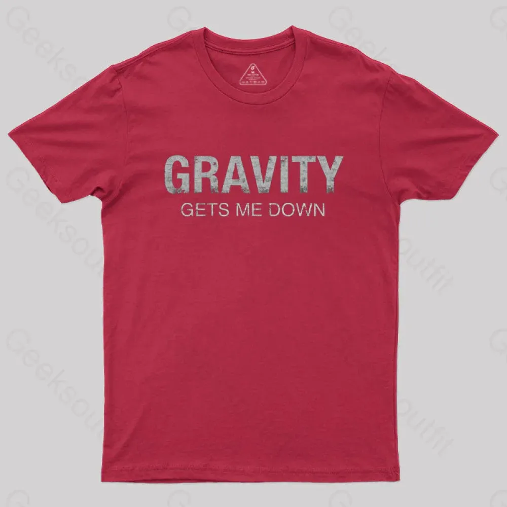 Funny Science Gravity Joke T-shirt - Image 4