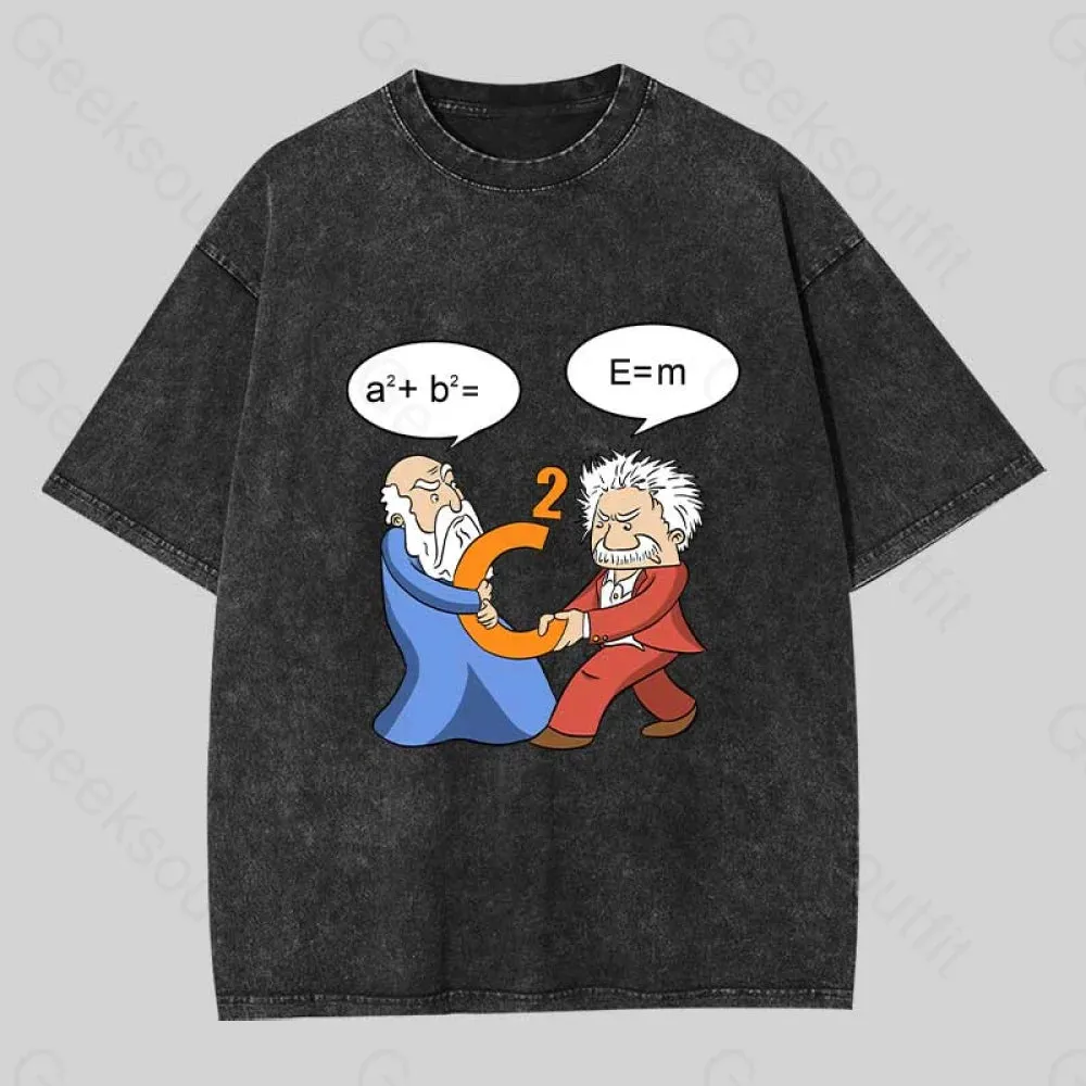 Funny Scientist Washed T-Shirt - Image 2