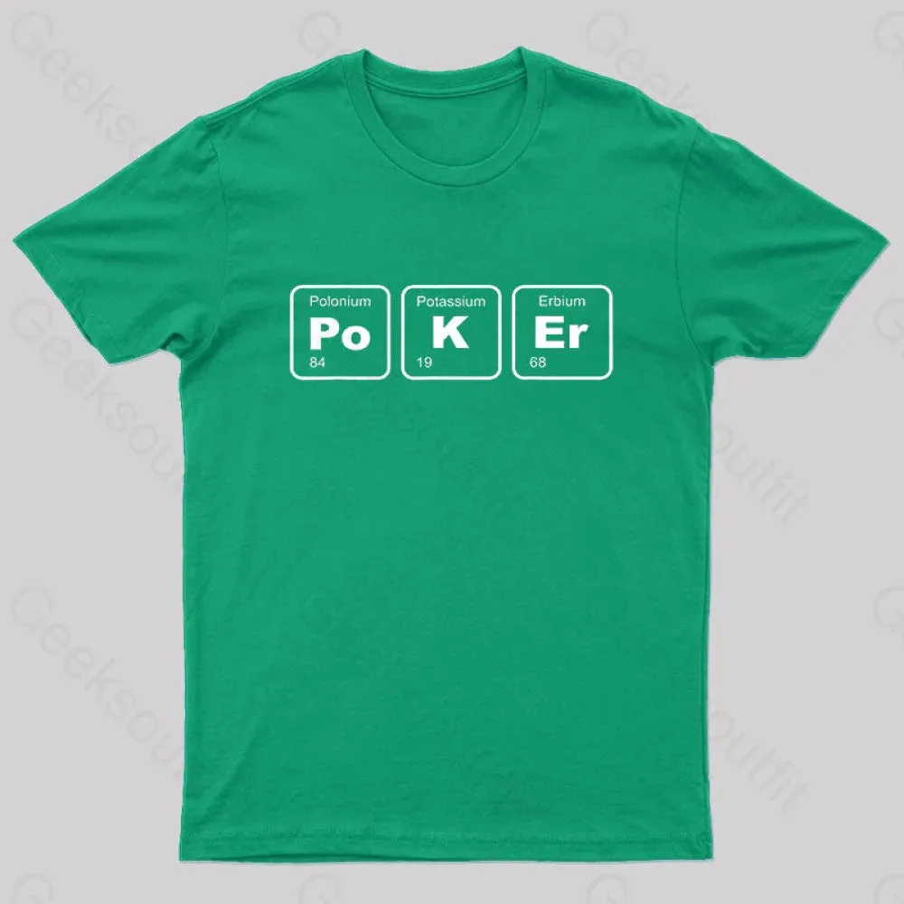 Gambler Poker Gambling Puns Science Nerd T-Shirt - Image 5
