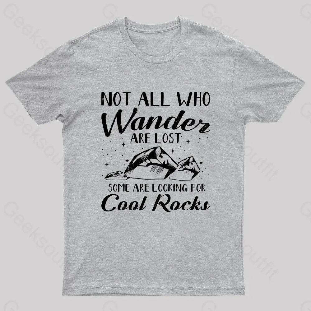 Geologist Rock Collecting Geek T-Shirt - Image 5
