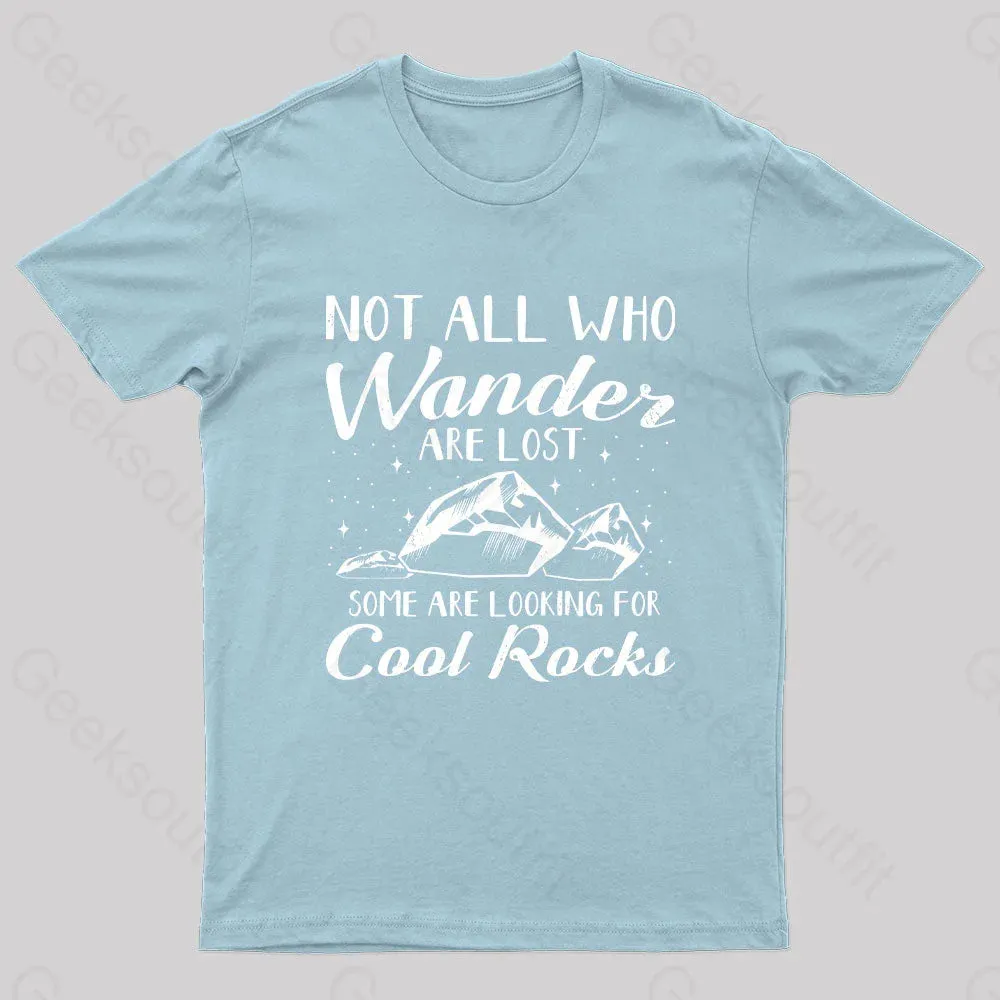 Geologist Rock Collecting Geek T-Shirt - Image 7