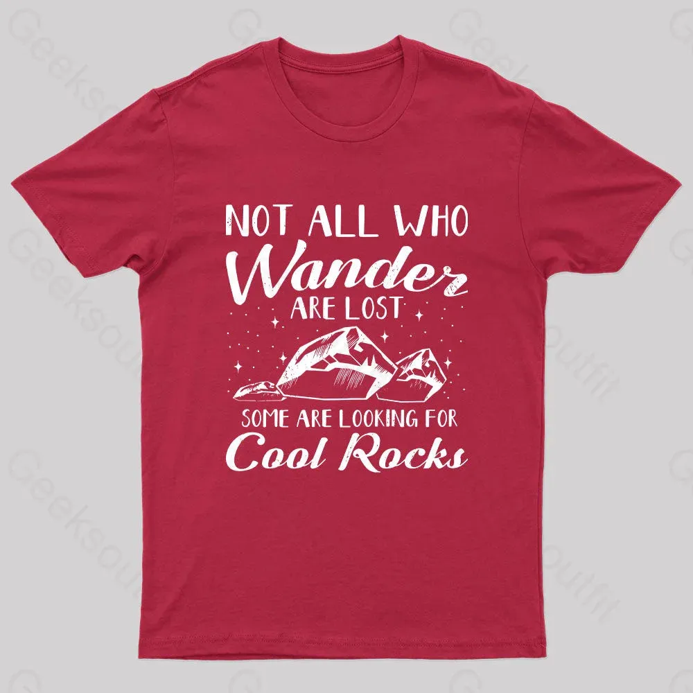 Geologist Rock Collecting Geek T-Shirt - Image 4