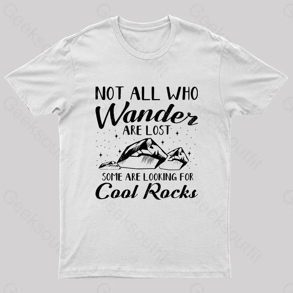 Geologist Rock Collecting Geek T-Shirt - Image 8