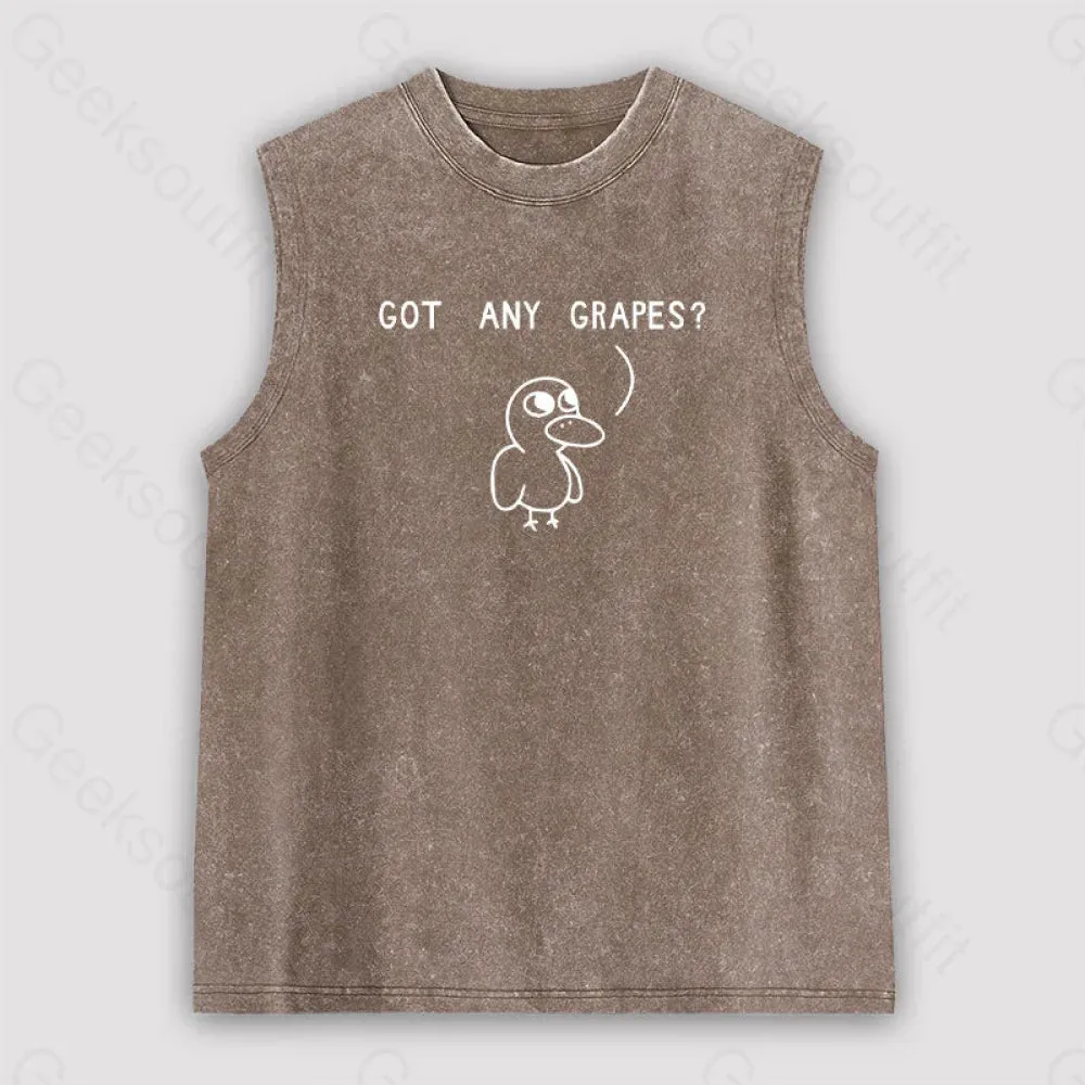 Got Any Grapes Unisex Washed Tank - Image 3