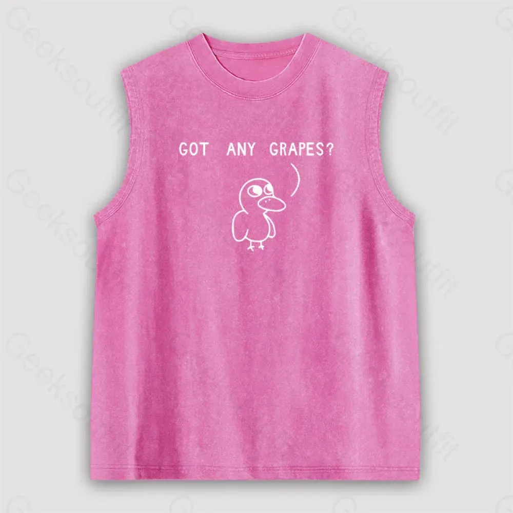 Got Any Grapes Unisex Washed Tank - Image 4