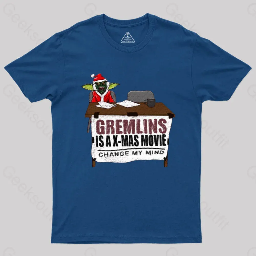 Alternative view of Gremlins Is A Christmas Movie T-Shirt