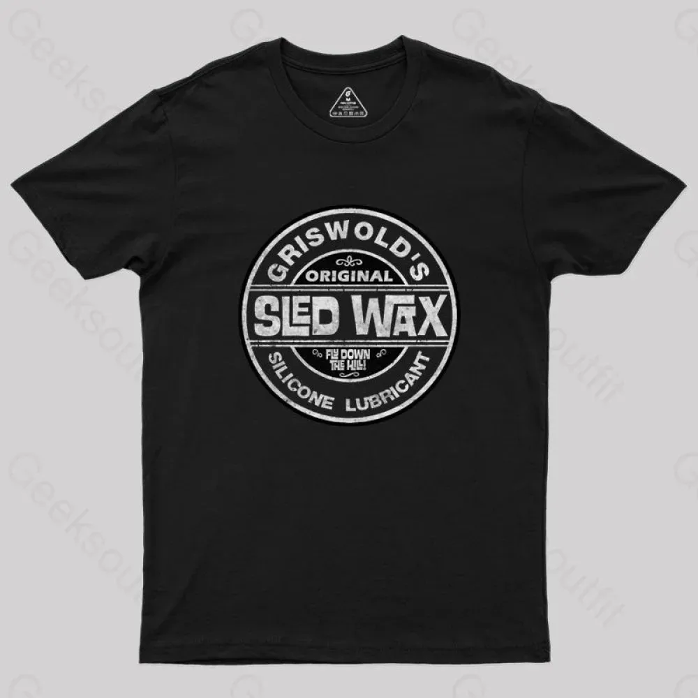 Griswold's Sled Wax Geek T-Shirt - Image 2