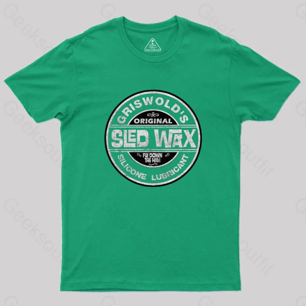 Griswold's Sled Wax Geek T-Shirt - Image 8