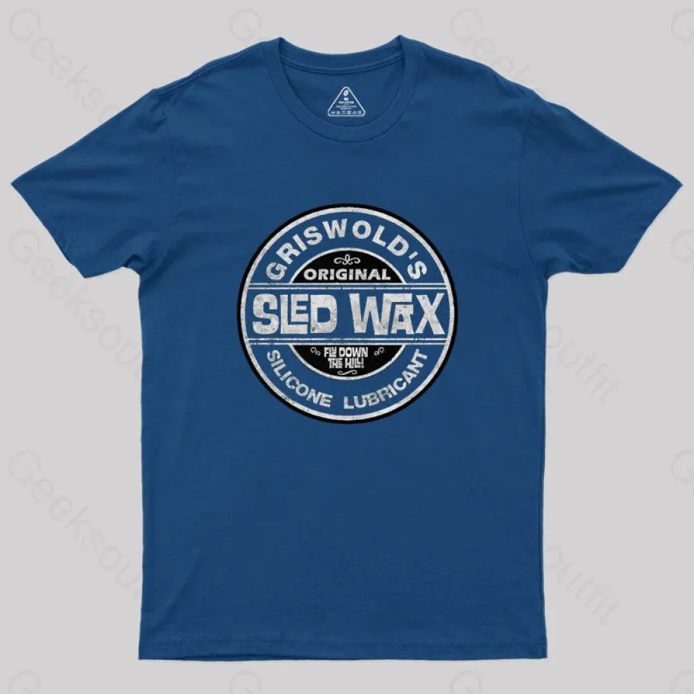Griswold's Sled Wax Geek T-Shirt - Image 3