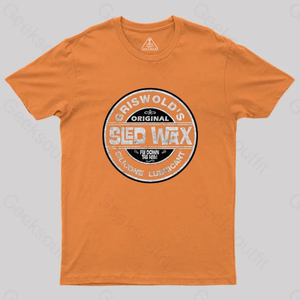 Griswold's Sled Wax Geek T-Shirt - Image 6