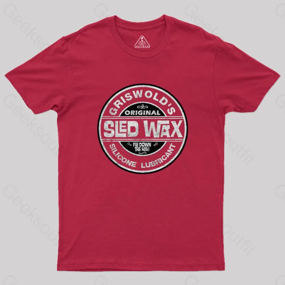 Griswold's Sled Wax Geek T-Shirt - Image 4