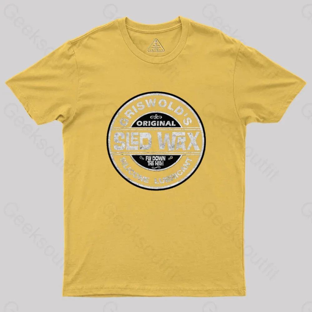 Griswold's Sled Wax Geek T-Shirt - Image 7