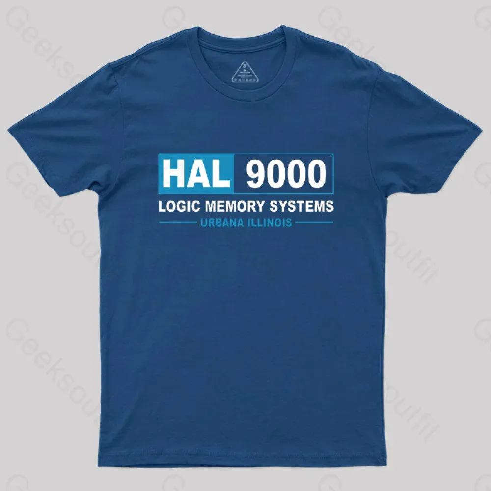 Alternative view of Hal 9000 Logic Memory Systems T-Shirt