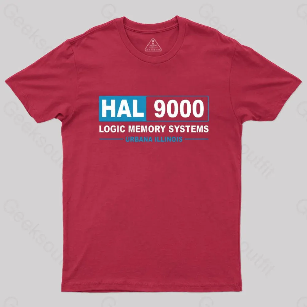Hal 9000 Logic Memory Systems T-Shirt - Image 5