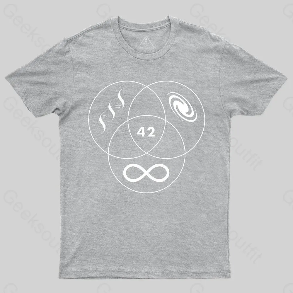 Hitchhikers Guide To The Galaxy 42 T-shirt - Image 5