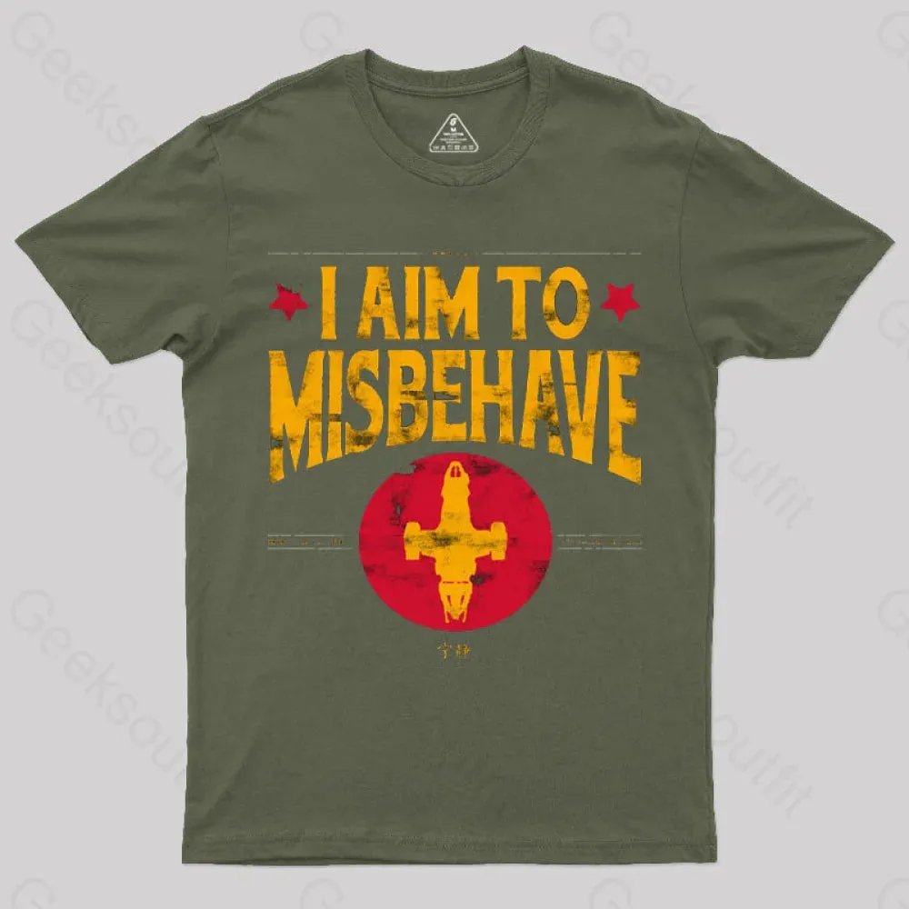 I Aim to Misbehave Firefly T-Shirt - Image 3