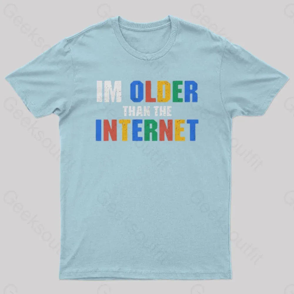 I Am Older Than The Internet Nerd T-Shirt - Image 9