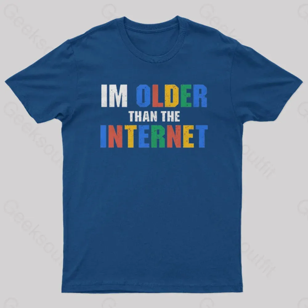I Am Older Than The Internet Nerd T-Shirt - Image 2