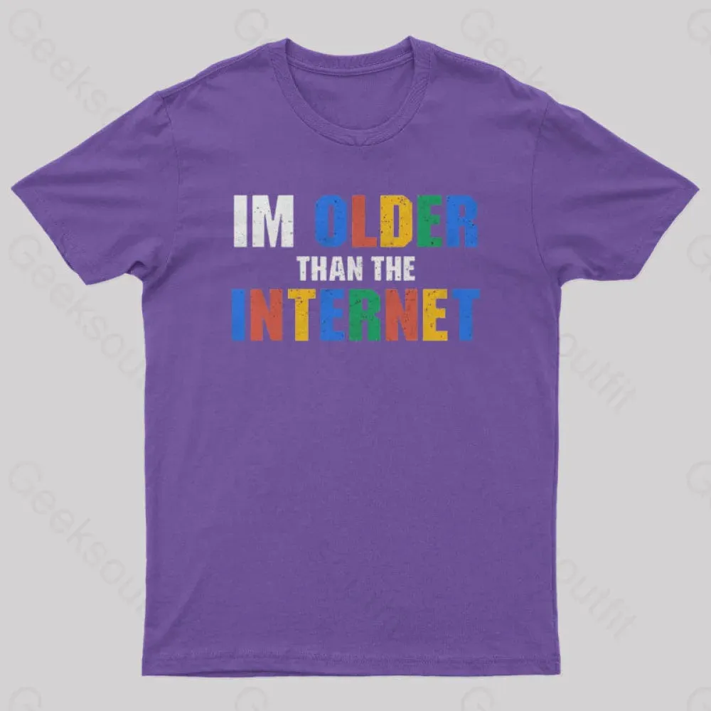 I Am Older Than The Internet Nerd T-Shirt - Image 5