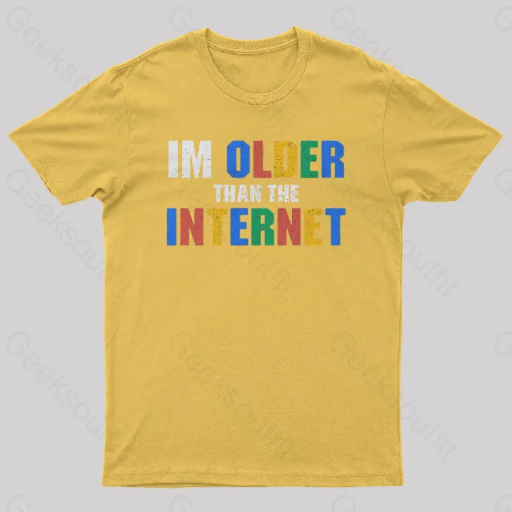I Am Older Than The Internet Nerd T-Shirt - Image 7