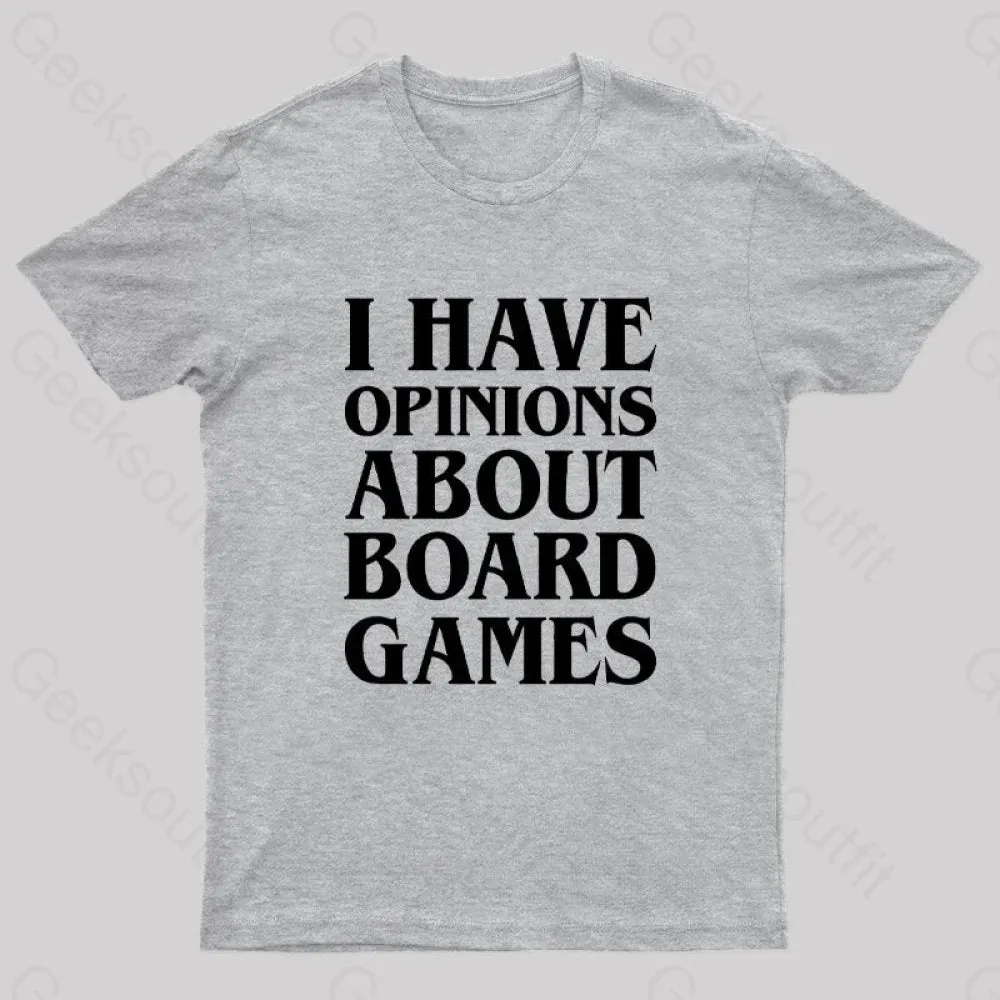 I Have Opinions About Board Games Geek T-Shirt - Image 10