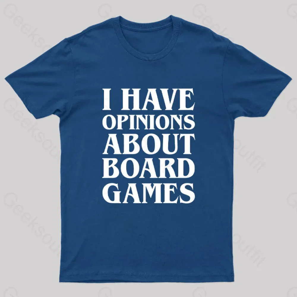 I Have Opinions About Board Games Geek T-Shirt - Image 4