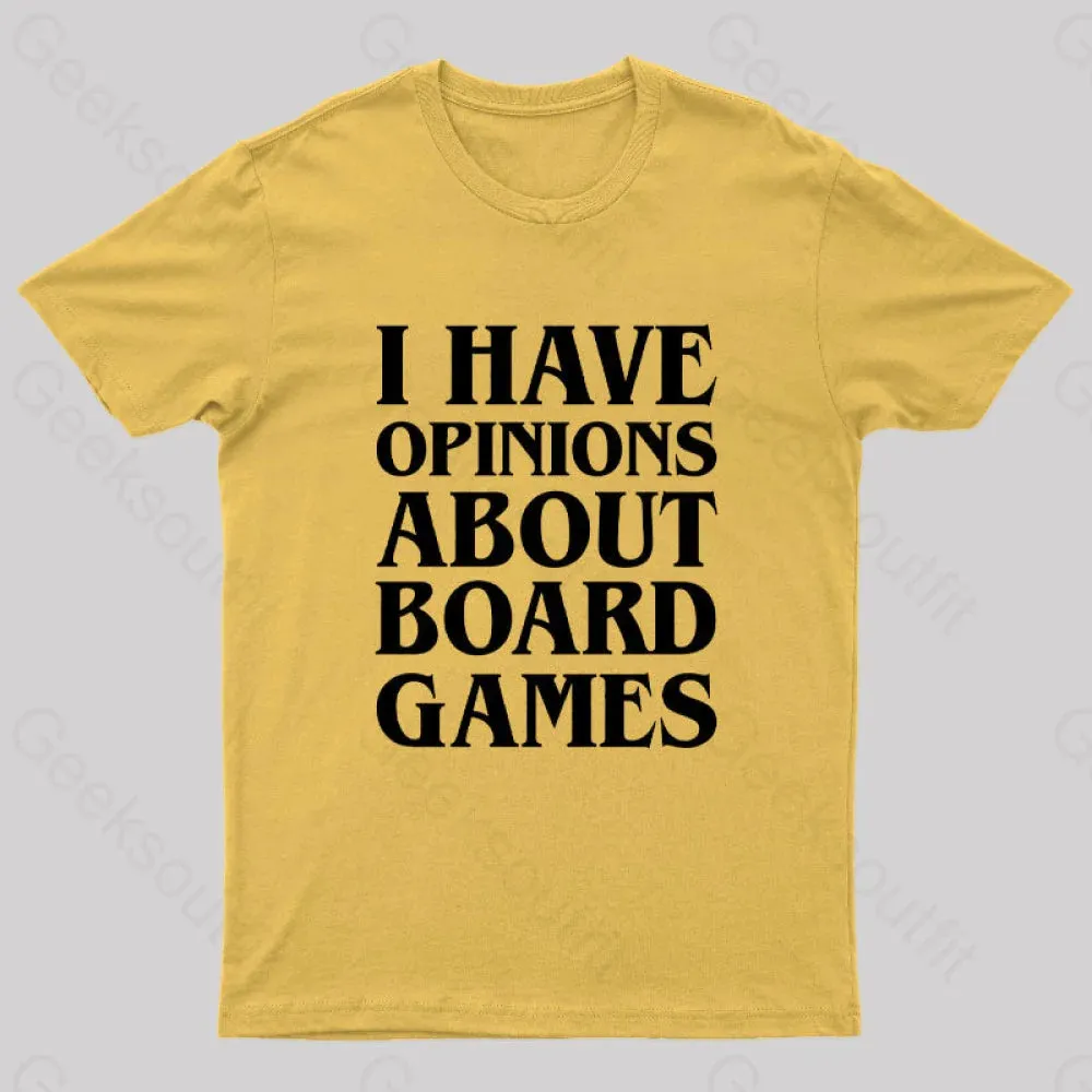I Have Opinions About Board Games Geek T-Shirt - Image 8