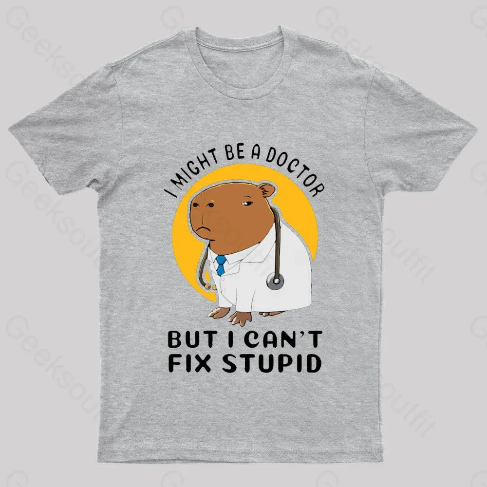 I Might Be A Doctor Geek T-Shirt - Image 6