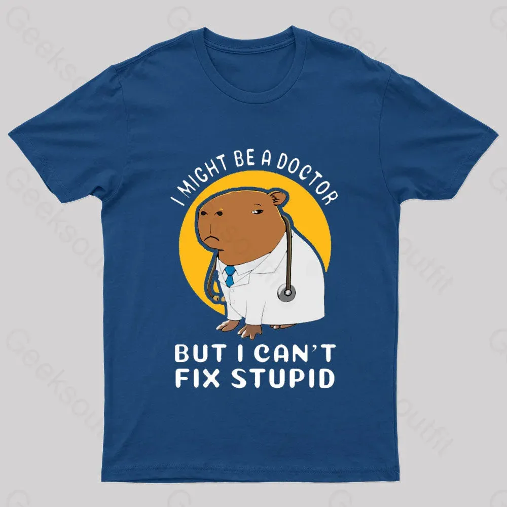 I Might Be A Doctor Geek T-Shirt - Image 2