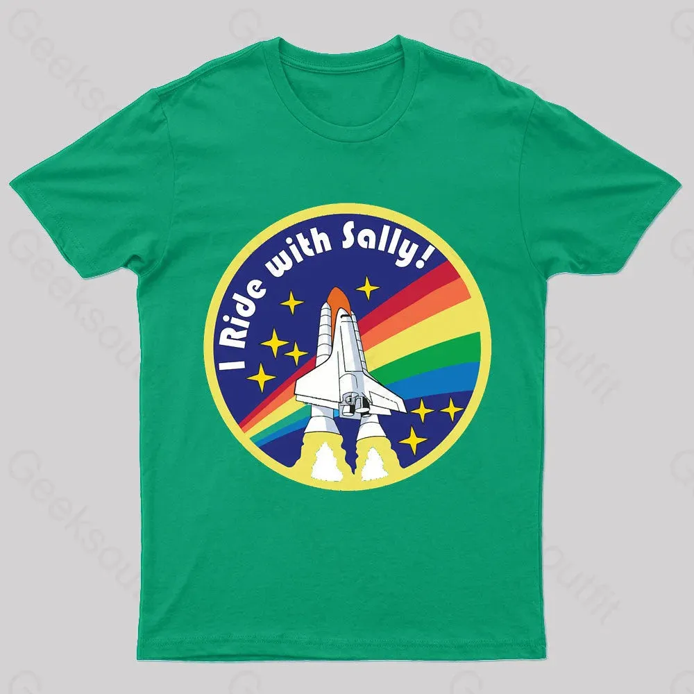 I Ride With Sally Geek T-Shirt - Image 4