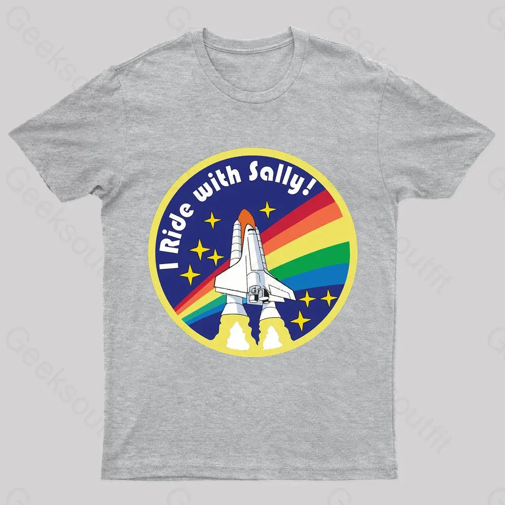 I Ride With Sally Geek T-Shirt - Image 7