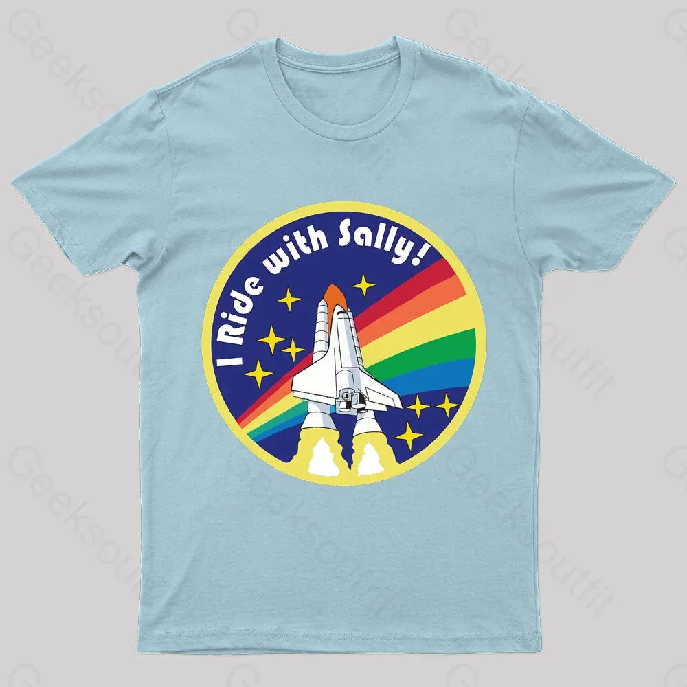 I Ride With Sally Geek T-Shirt - Image 8