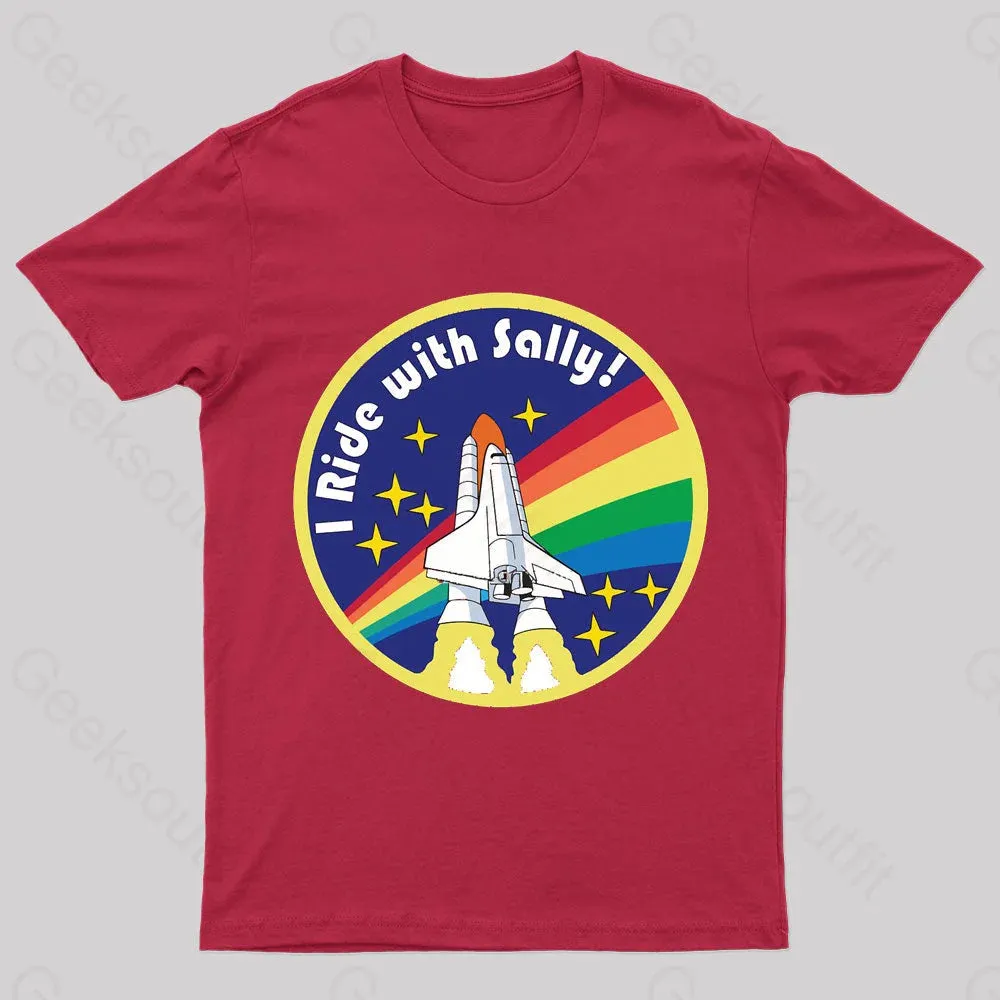 I Ride With Sally Geek T-Shirt - Image 5