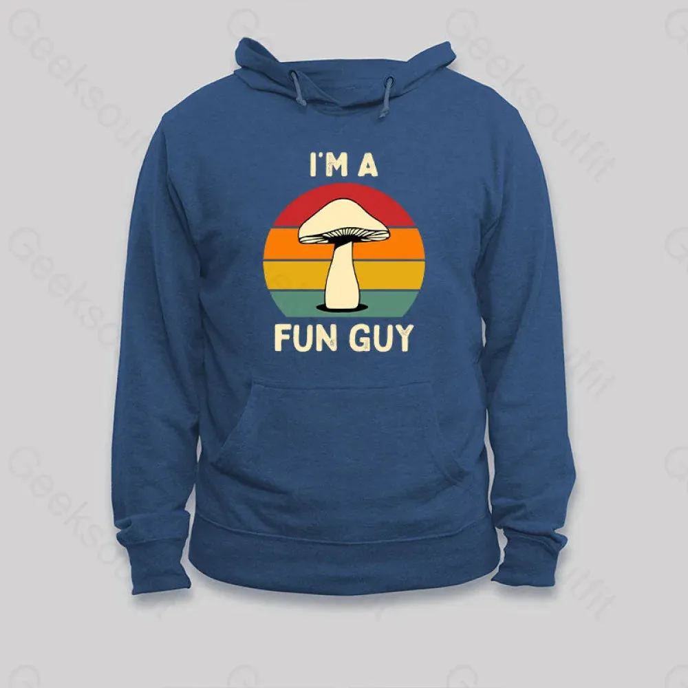 Alternative view of I'm a Fun Guy Funny Fungi Mushroom Hoodie