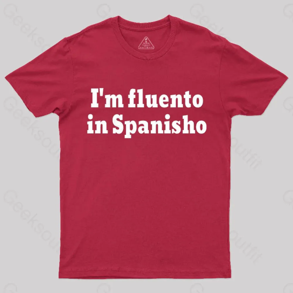 I'm Fluento in Spanisho Nerd T-Shirt - Image 2