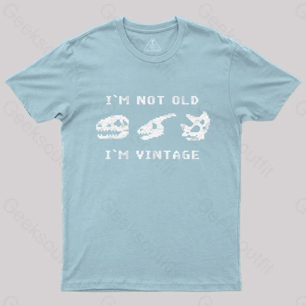I'm Not Old I'm Vintage - Funny Dinosaur Bones T-Shirt - Image 5