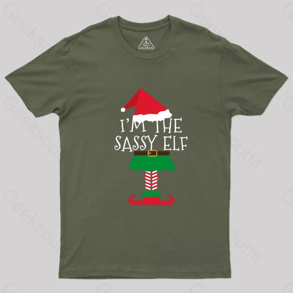 I'm the Sassy Elf T-Shirt - Image 3