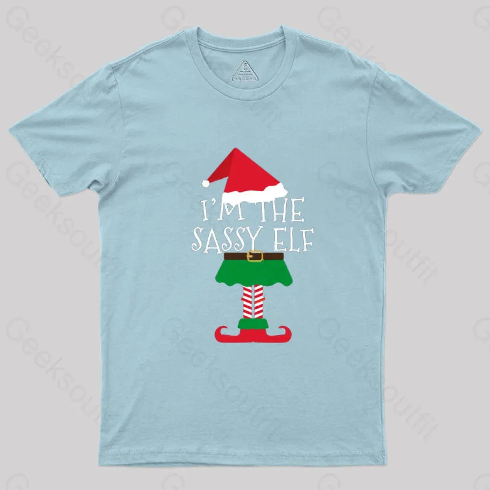 I'm the Sassy Elf T-Shirt - Image 8