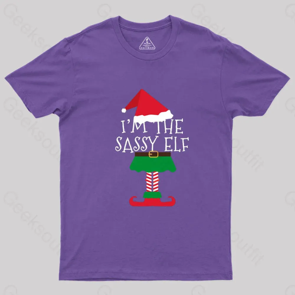 I'm the Sassy Elf T-Shirt - Image 5