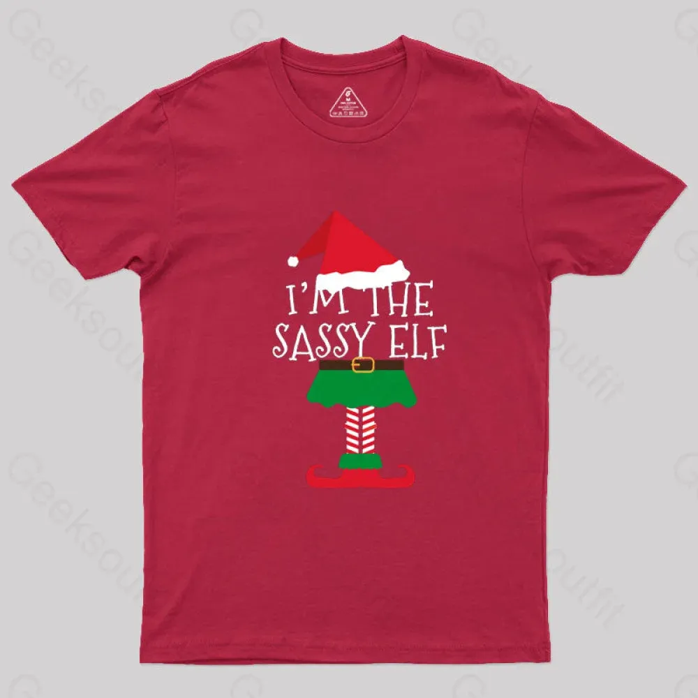 I'm the Sassy Elf T-Shirt - Image 4