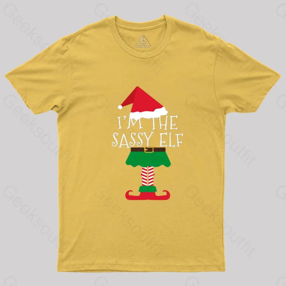 I'm the Sassy Elf T-Shirt - Image 7