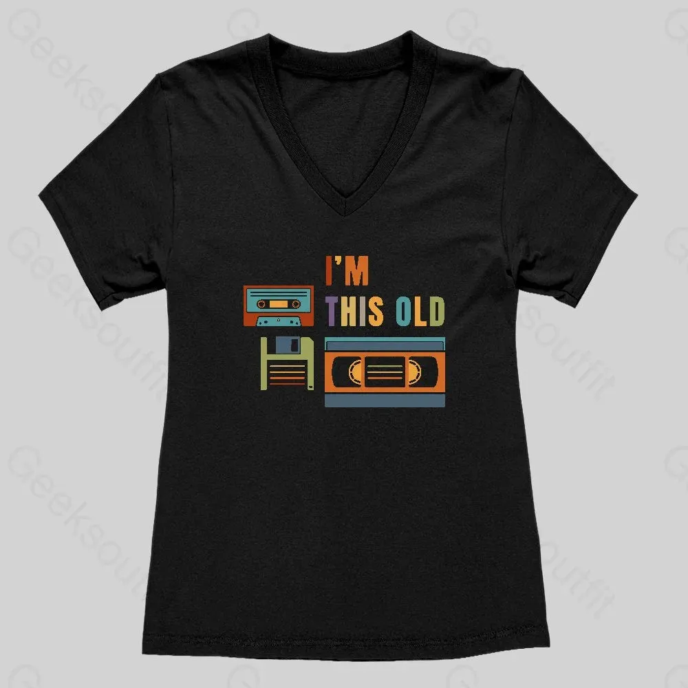 Im This Old Women's V-Neck T-shirt - Image 2